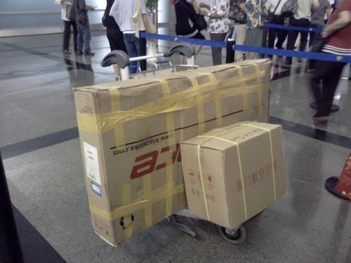 龙华山办事处工地工具器材打包托运